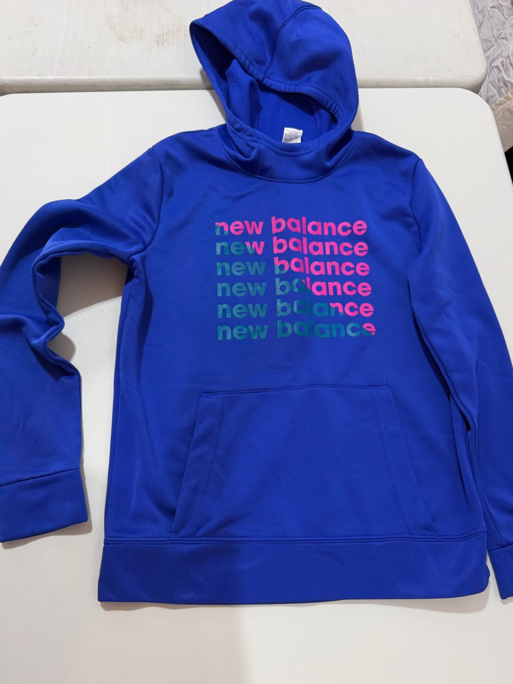 New Balance Royal Blue Hoodie with Accent